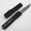 Microtech Ultratech EX - ZBP Interceptor Apocalyptic w/ Natural Clear Milled Handle Signature Series 1117EX-10APS