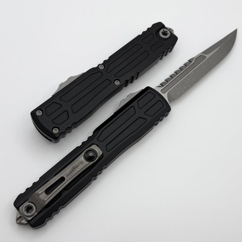 キューテック Microtech Ultratech EX - ZBP Interceptor Apocalyptic w/ Natural Clear