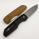 Pro-Tech Vero Designs Synapse Auto w/ Natural Linen Micarta/Aluminum Handle & Stonewash MagnaCut