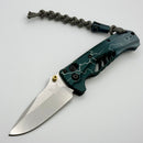 Benchmade Mini Adira Abel Dark Waters Aluminum Handle w/ Stonewash MagnaCut 18065-ABEL1