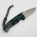 Benchmade Mini Adira Abel Dark Waters Aluminum Handle w/ Stonewash MagnaCut 18065-ABEL1
