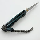 Benchmade Mini Adira Abel Dark Waters Aluminum Handle w/ Stonewash MagnaCut 18065-ABEL1