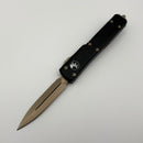 Pre-Owned Microtech UTX-70 Double Edge Bronze Standard & Black 147-13