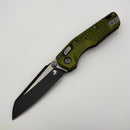 Pre-Owned Microtech MSI RAM LOK Mini OD Green Frag Aluminum Handles w/ Black M390MK 210M-1FROD