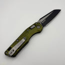 Pre-Owned Microtech MSI RAM LOK Mini OD Green Frag Aluminum Handles w/ Black M390MK 210M-1FROD