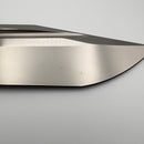 Pre-Owned Custom Knife Factory Snafu 4.0 Large Titanium Integral Handle w/ Carbon Fiber Inlays & M398