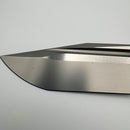 Pre-Owned Custom Knife Factory Snafu 4.0 Large Titanium Integral Handle w/ Carbon Fiber Inlays & M398