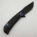 Pre-Owned Custom Knife Factory UMMU Dalawa 2 w/ Carbon Fiber & DLC M398