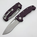 Demko Knives MG AD20S V2 Kopis CPM-20CV & Purple G-10 Handles