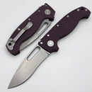 Demko Knives MG AD20S V2 Kopis CPM-20CV & Purple G-10 Peel Ply Handles