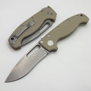 Demko Knives MG AD20S V2 Kopis CPM-20CV & Tan G-10 Peel Ply Handles