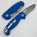 Demko Knives MG AD20S V2 Kopis CPM-20CV & Blue G-10 Handles