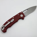 Demko Knives MG AD20S V2 Kopis CPM-20CV & Red G-10 Handles