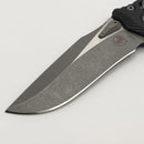 Factory Blem Microtech Amphibian RAM LOK Black Fluted G-10 & Apocalyptic M390MK 137RL-10APFLGTBK