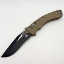 Factory Blem Microtech Amphibian RAM LOK Tan Fluted G-10 & Black M390MK 137RL-1FLGTTA