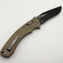 Factory Blem Microtech Amphibian RAM LOK Tan Fluted G-10 & Black M390MK 137RL-1FLGTTA