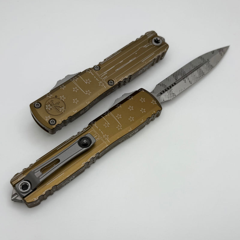 Microtech Ultratech Gen IV D/E Tan Flag Pixel 11224-10TAHR
