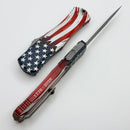 Microtech Knives Hera II USA 1776-2026 250TH Apocalyptic D/E Signature Series 1702-10APS-4J250