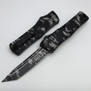 Microtech Knives Combat Troodon Gen III Black Pixel Camo Tanto 1144-1PXC