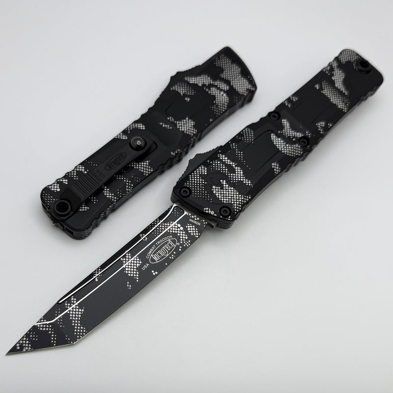 Microtech Knives Combat Troodon Gen III Black Pixel Camo Tanto 1144-1PXC