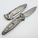 Marfione Select Microtech Socom Delta Ram-Lok Titanium Handles w/ Purple Accents & Tanto Stonewash M390MK 163RL-10MS4