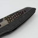 Custom Knife Factory Sukhoi-4 Titanium & Milled Carbon Fiber One Off Skulls