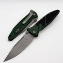 Microtech Socom Elite S/E Manual Emerald Green Apocalyptic Standard 160-10APEG