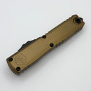 Microtech Ultratech Gen IV D/E Black Full Serrated w/ Tan Handle 11224-3TA