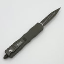 Microtech Dirac Cerakote Moss Green Double Edge 225-1CMG