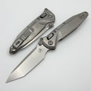 Marfione Select Microtech Socom Delta Ram-Lok Titanium Handles w/ Bronze Accents & Tanto Stonewash M390MK 163RL-10MS2