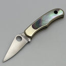 Spyderco Bug Nickel Silver Handle & 12C27 Stainless C133AP
