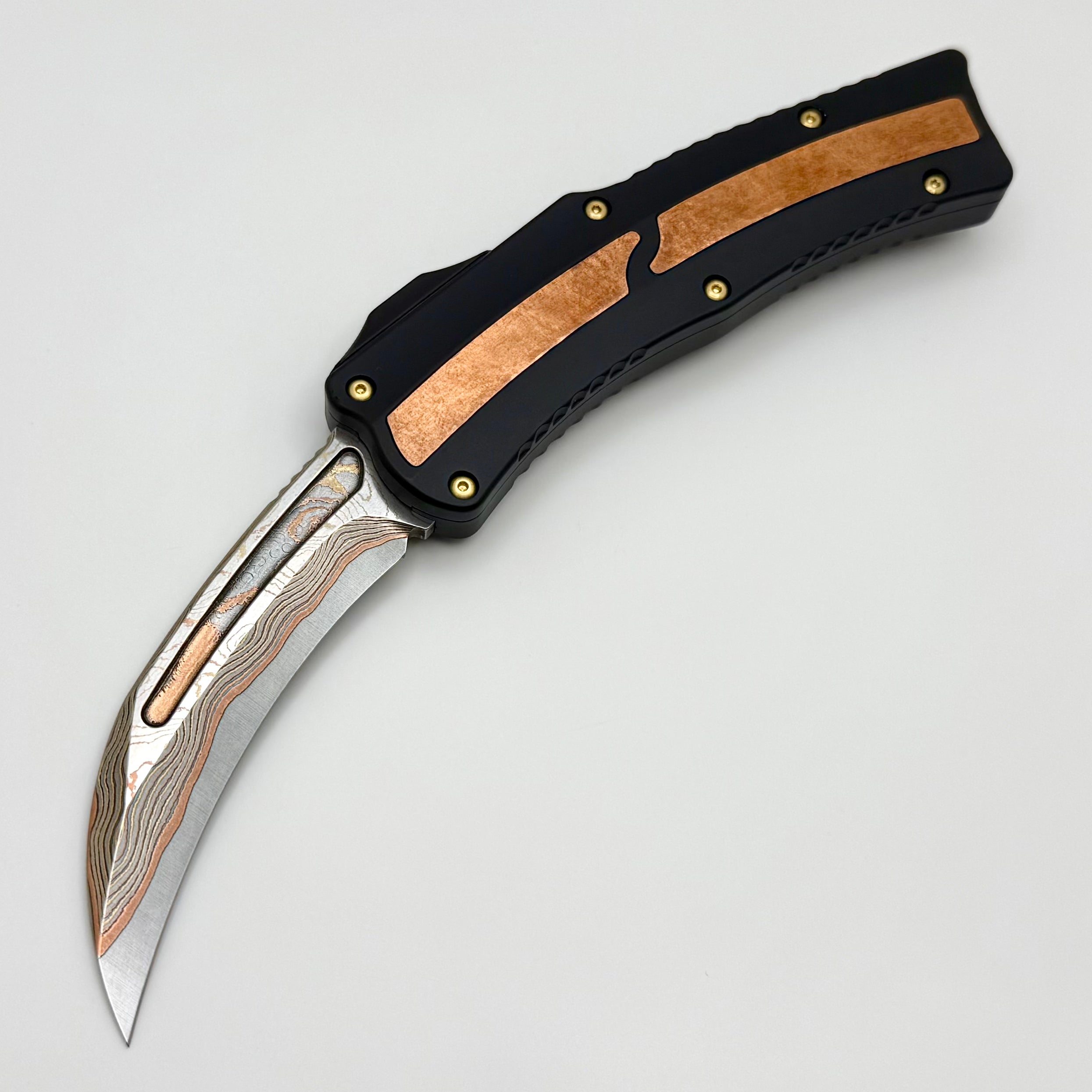 Heretic ROC Custom w/ Hammered Copper Inlays & Polished Baker Forge Da