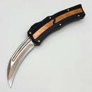 Heretic ROC Custom w/ Hammered Copper Inlays & Polished Baker Forge Damascus