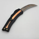 Heretic ROC Custom w/ Hammered Copper Inlays & Polished Baker Forge Damascus