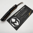 Heretic ROC Custom w/ Hammered Copper Inlays & Polished Baker Forge Damascus