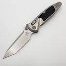 Marfione Select Microtech Socom Ram-Lok Titanium Textured Inlaid Handles w/ Purple Accents & Tanto Stonewash M390MK 161RL-10MS4