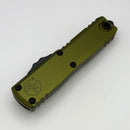 Microtech UTX-85 Gen IV w/ OD Green Handle & Black D/E Part Serrated M390MK 12324-2OD