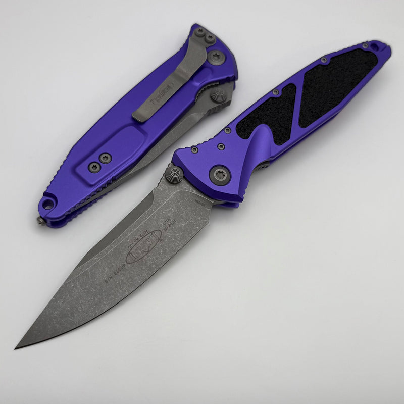 Microtech Socom Elite S/E Manual Purple Apocalyptic Standard 160-10APPU