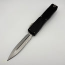 Pre-Owned Microtech Ultratech ZBP D/E Partial Serrated Stonewash Standard 1122-11
