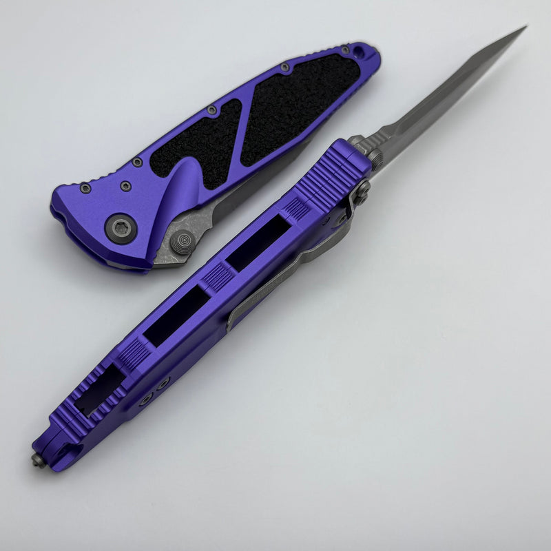 Microtech Socom Elite S/E Manual Purple Apocalyptic Standard 160-10APPU