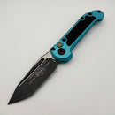 Pre-Owned Microtech Knives LUDT Gen III Black Tanto w/ Turquoise Handle 1136-1TQ