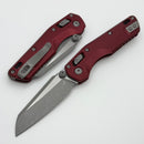 Microtech MSI RAM LOK Mini Merlot Fluted Aluminum Handles w/ Apocalyptic M390MK 210M-10APFLMR
