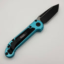 Pre-Owned Microtech Knives LUDT Gen III Black Tanto w/ Turquoise Handle 1136-1TQ