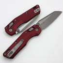 Microtech MSI RAM LOK Mini Merlot Fluted Aluminum Handles w/ Apocalyptic M390MK 210M-10APFLMR