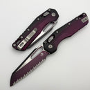 Microtech Knives MSI RAM LOK Polymer Faded Sangria Cerakote Standard Full Serrated 210T-3PMFSR