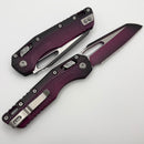 Microtech Knives MSI RAM LOK Polymer Faded Sangria Cerakote Standard Full Serrated 210T-3PMFSR