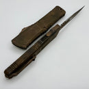 Microtech Knives Combat Troodon Gen III Plague Outbreak Part Serrated Bowie 1146-2PLOBS