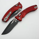 Microtech Amphibian Mini RAM LOK Red Frag Aluminum & Tactical Standard M390MK 137MRL-1FRRD