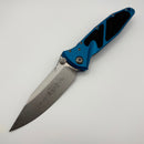 Microtech Socom Elite S/E Manual Blue Stonewash Standard 160-10BL (Consignment)