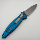 Microtech Socom Elite S/E Manual Blue Stonewash Standard 160-10BL (Consignment)